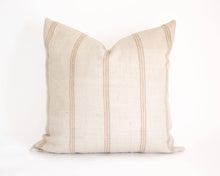 Load image into Gallery viewer, Priya Ivory & Tan Indian Wool Pillow Cover