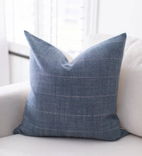 Load image into Gallery viewer, Dark Blue Marina Pillow Cover