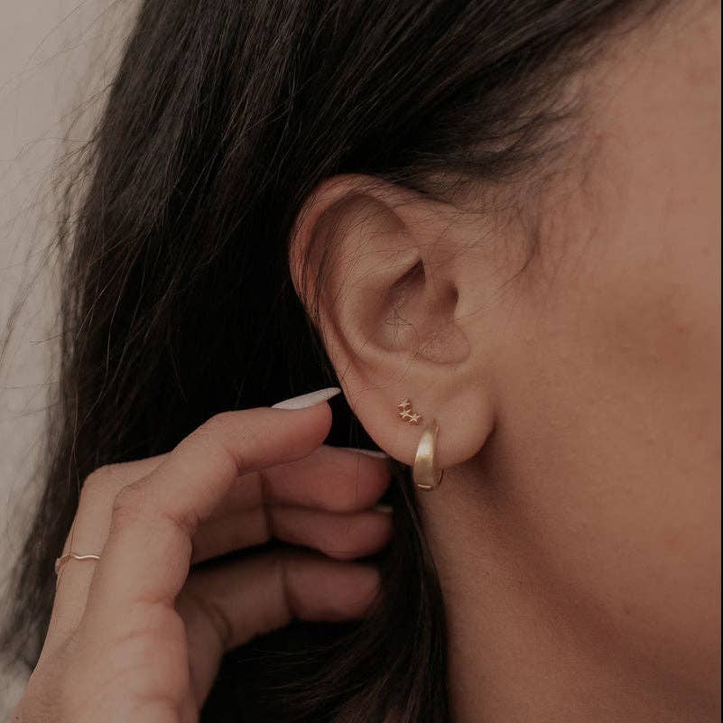 Constellation Flat Back Studs: Silver