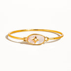 Aileen Vintage Star Shell Bangle