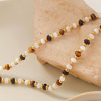 Arrow 18K Gold Non-Tarnish Boho Beaded Necklace