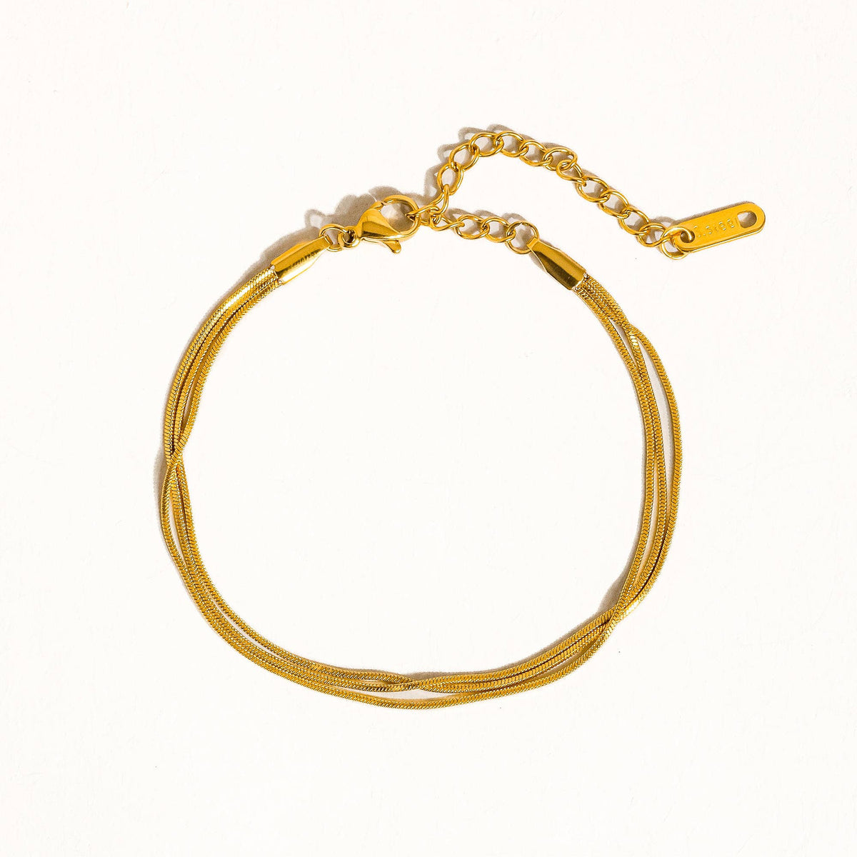 Germaine 18K Gold Non-Tarnish Classic Thin Chain Bracelet