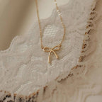 Lily Bow Necklace