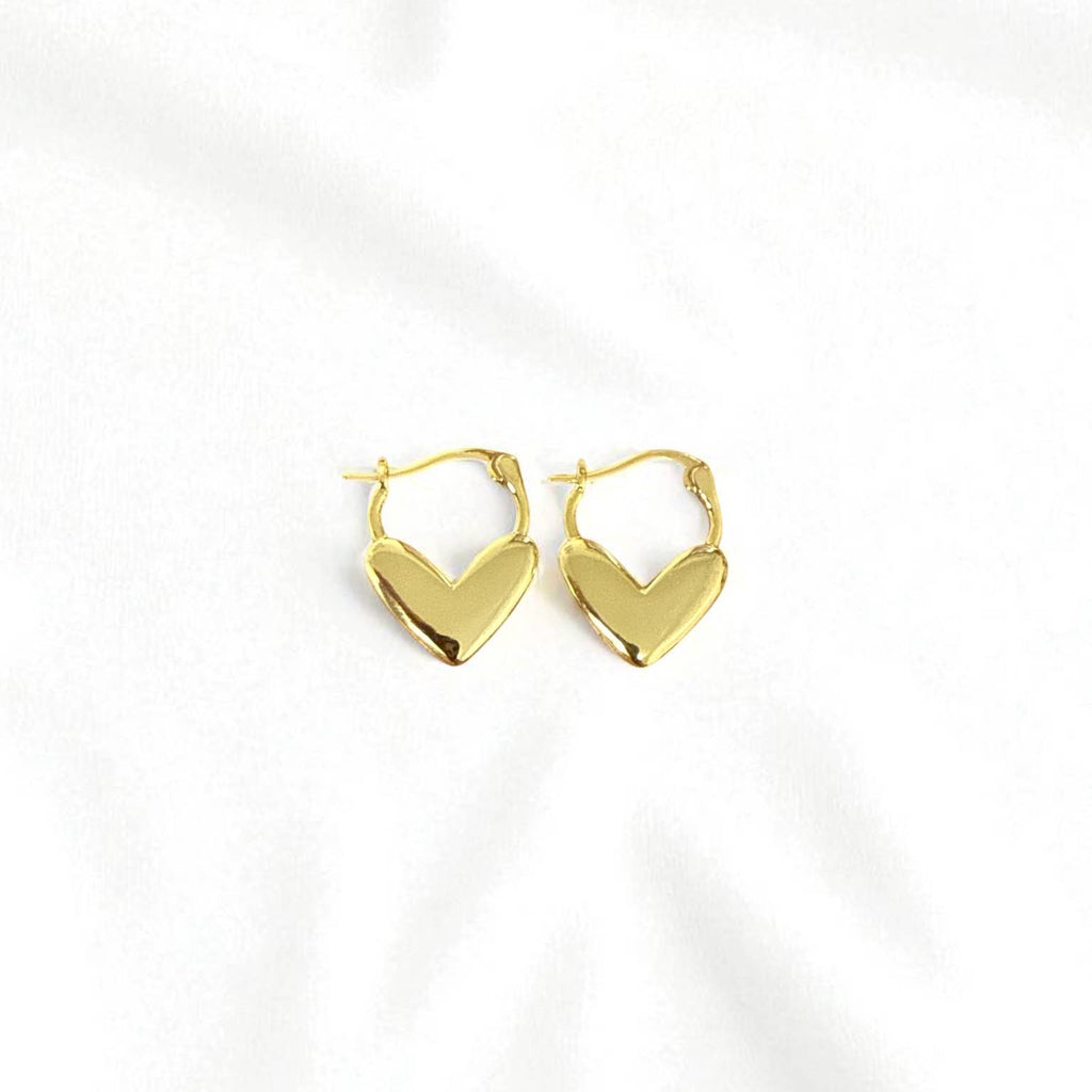 Lover Heart Hoops Earrings