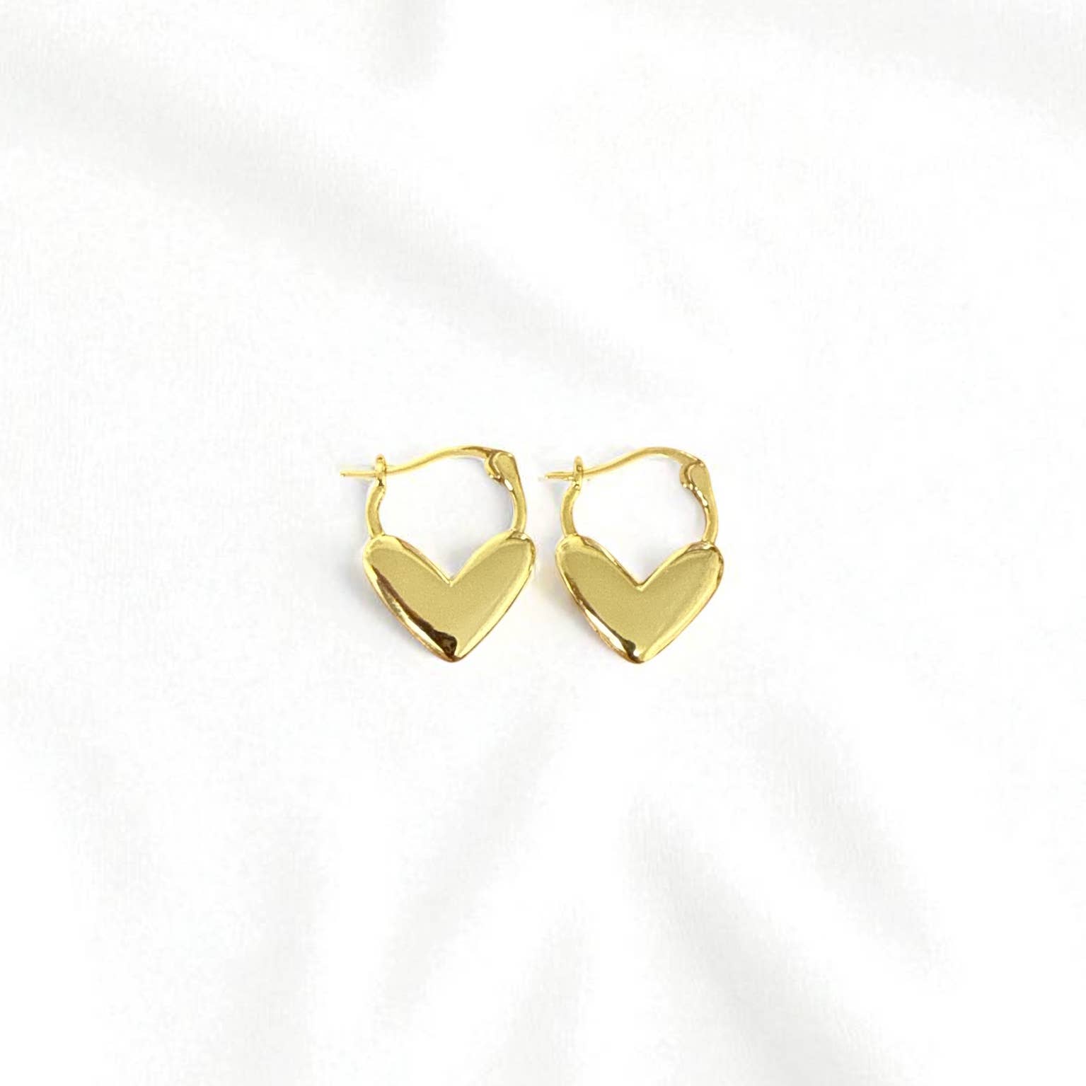 Lover Heart Hoops Earrings