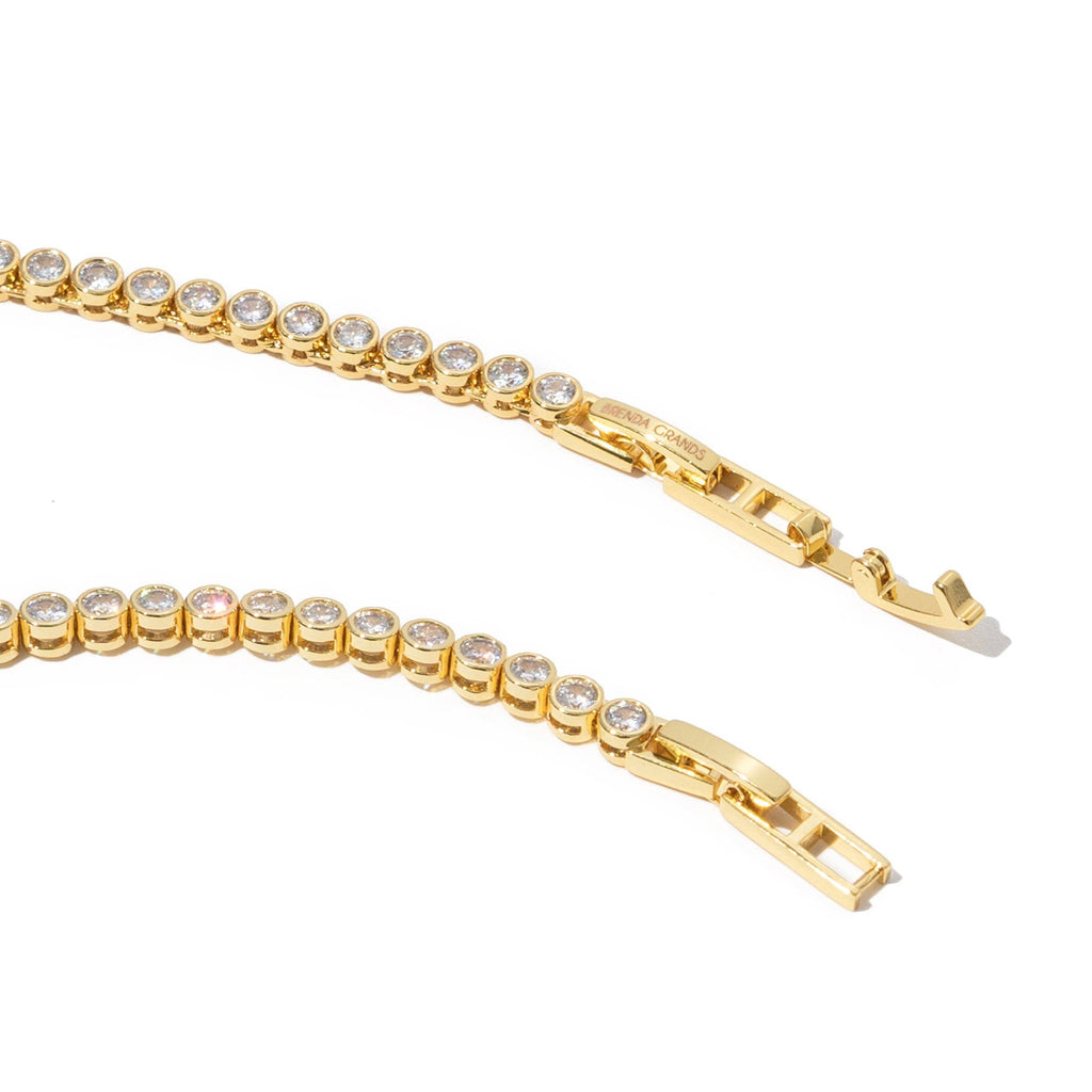 Round Brilliant Tennis Necklace