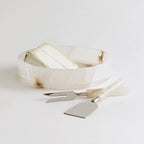 Santo Alabaster Cheese Tool Set