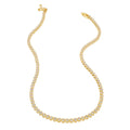 Round Brilliant Tennis Necklace