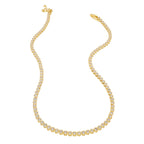 Round Brilliant Tennis Necklace