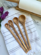 Handcrafted Measuring Spoons Set, Olive Wood