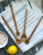 Handcrafted Measuring Spoons Set, Olive Wood