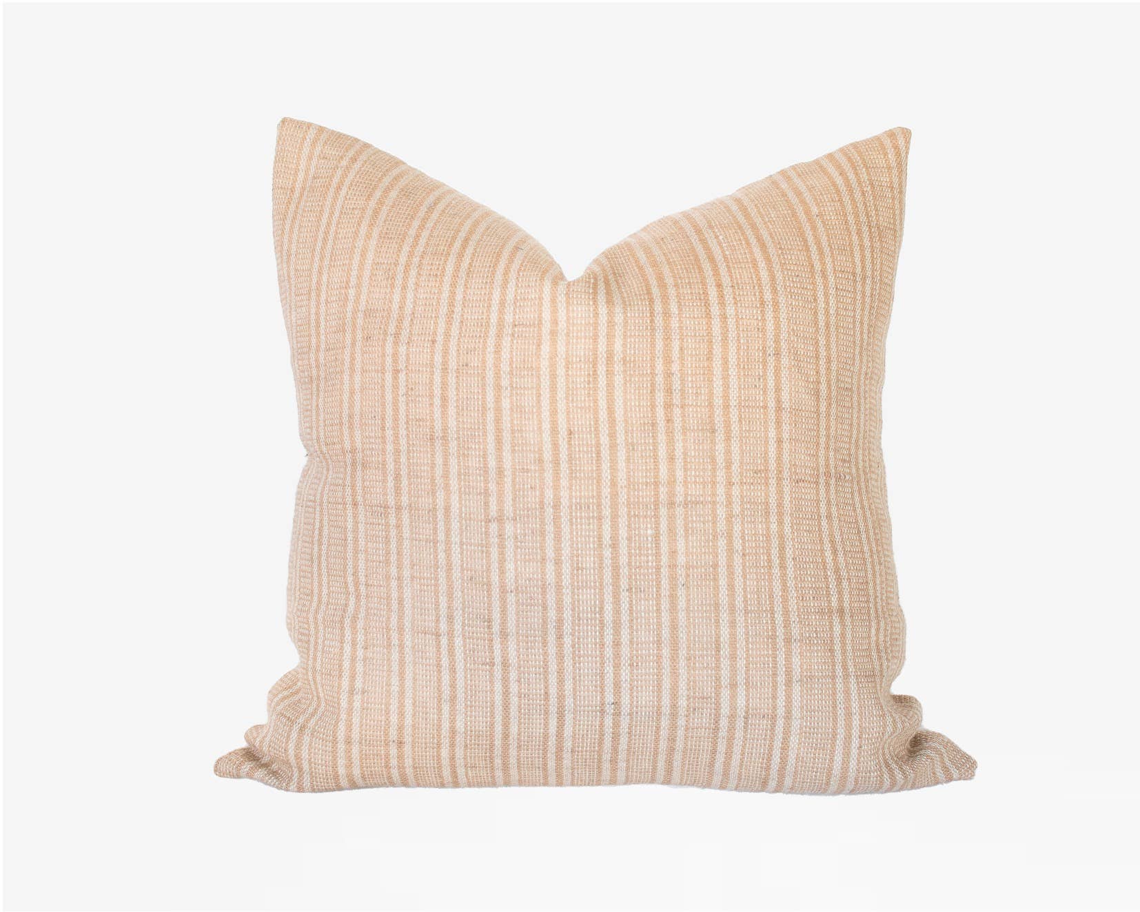 Naya Tan & Ivory Indian Wool Pillow Cover