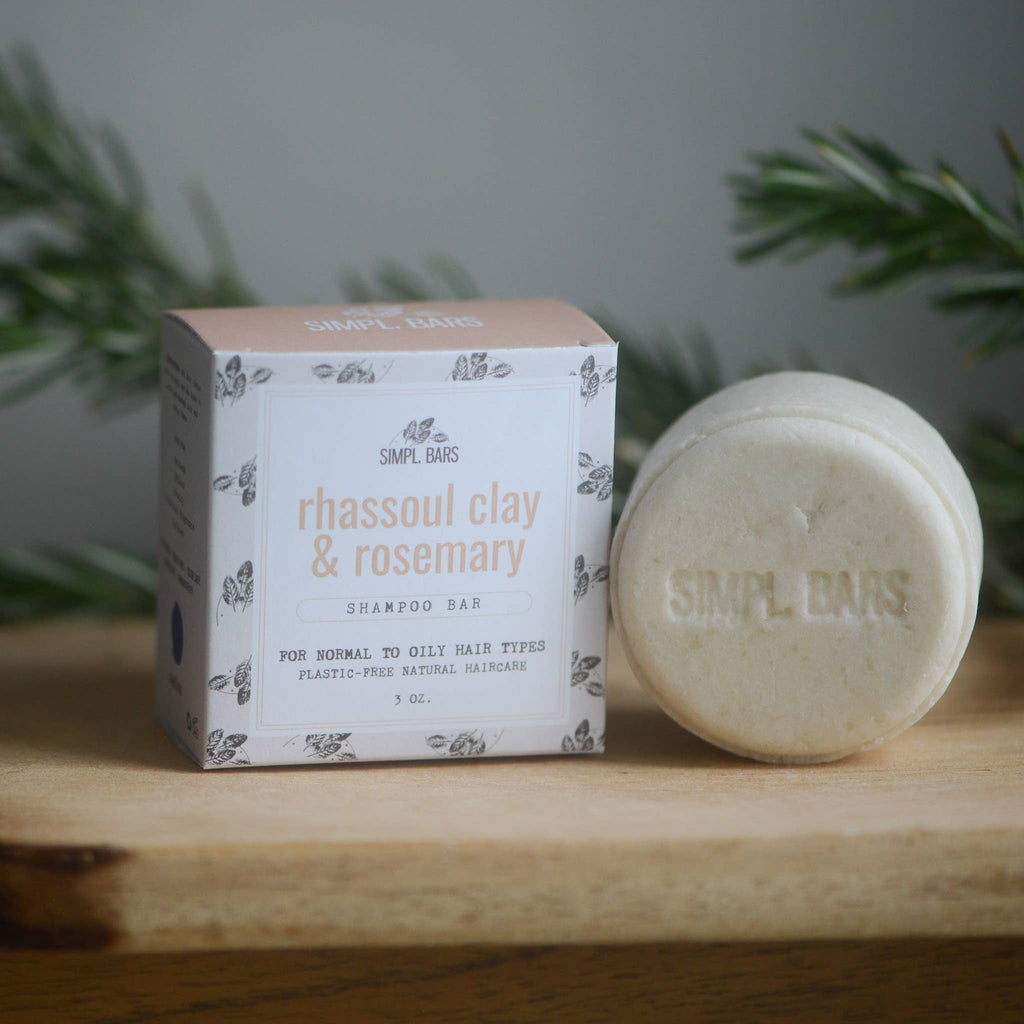 Rosemary and Rhassoul Clay / Normal & Oily Hair Shampoo Bar