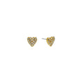 Dainty Tennis Heart Studs