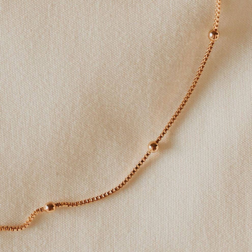 Annie Gold Filled Satellite Necklace Choker