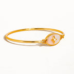 Aileen Vintage Star Shell Bangle
