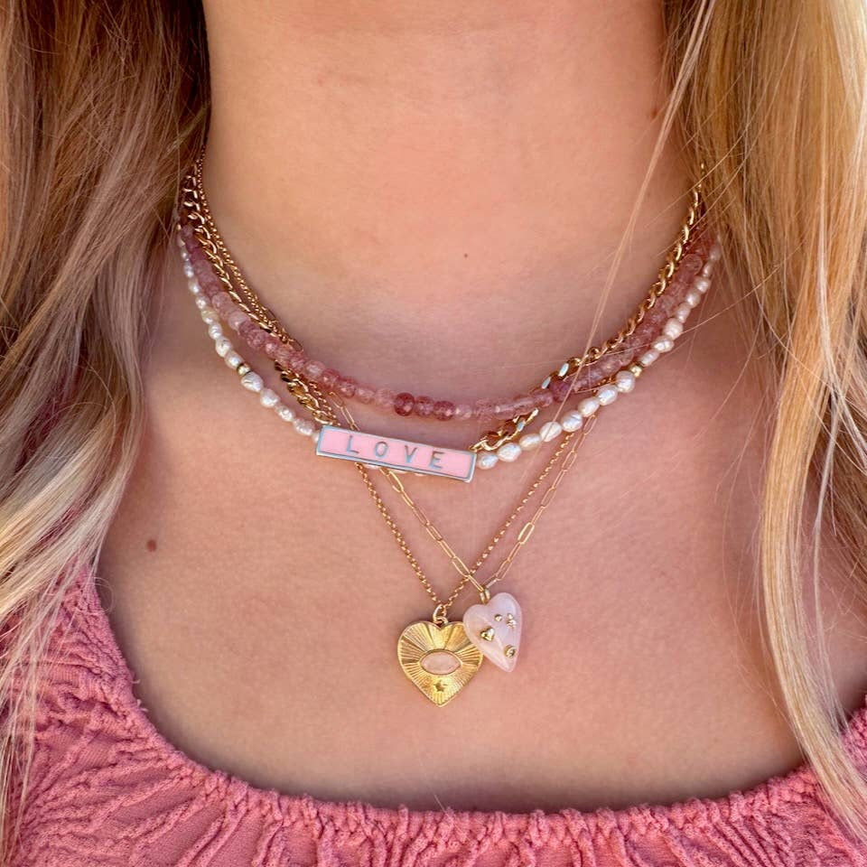 Lillian Faceted Natural Gemstone Necklace
