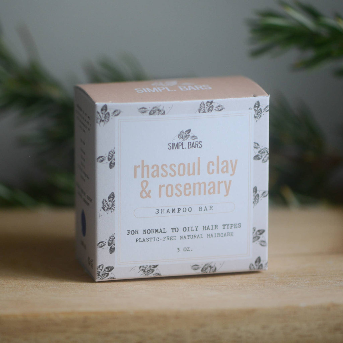 Rosemary and Rhassoul Clay / Normal & Oily Hair Shampoo Bar