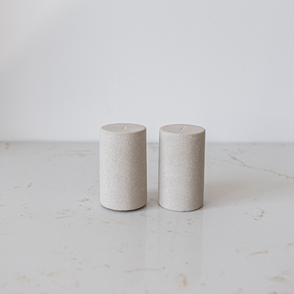 Sandstone Salt & Pepper Shakers