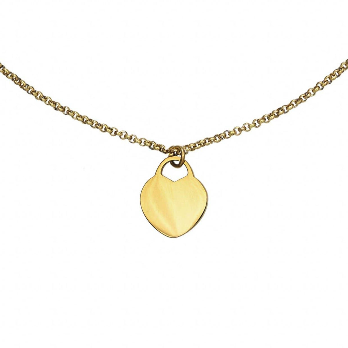 Simple Gold Heart Necklace