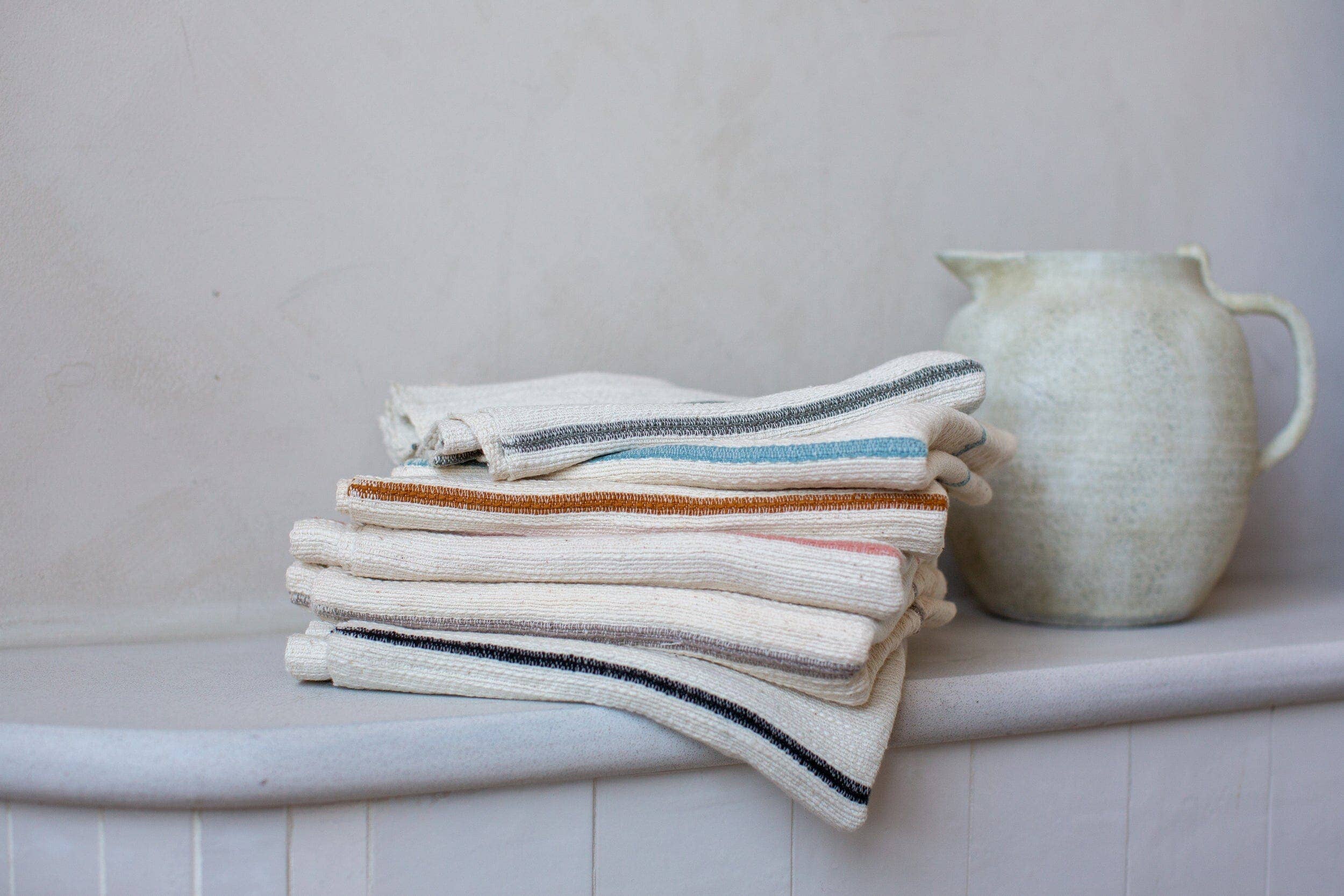 Handwoven Ethiopian Cotton Waffle Hand Towel
