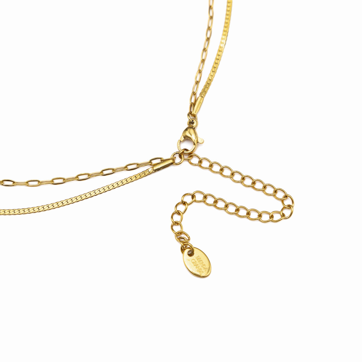 Double Layer Paperclip Necklace