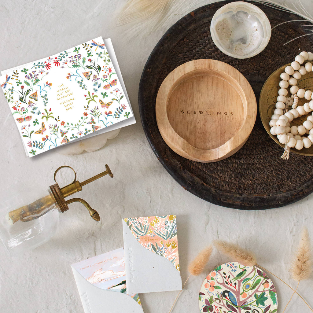 Butterfly Garden - Baby Card