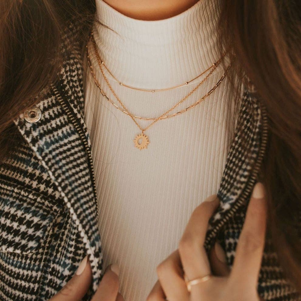 Annie Gold Filled Satellite Necklace Choker