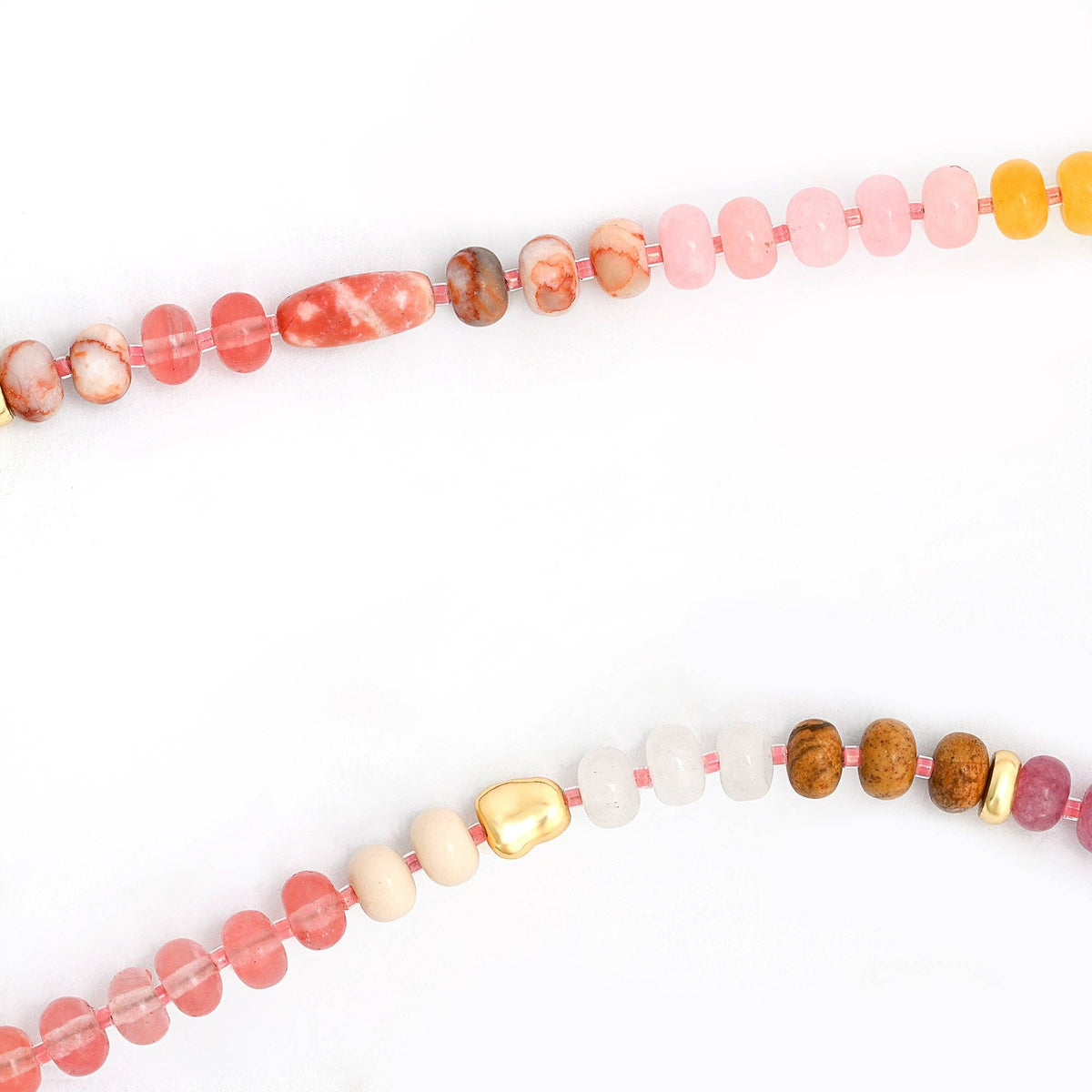 Desert Bloom Picture Stone Necklace