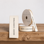 Merry Christmas Woven Ribbon
