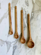 Handcrafted Measuring Spoons Set, Olive Wood