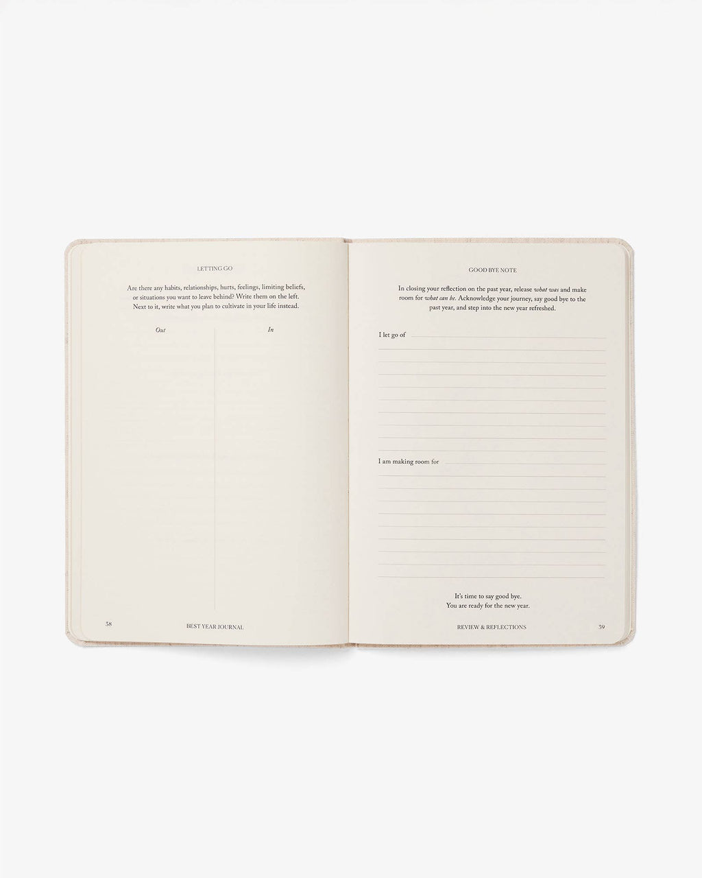 Best Year Journal | New Year Goal Setting