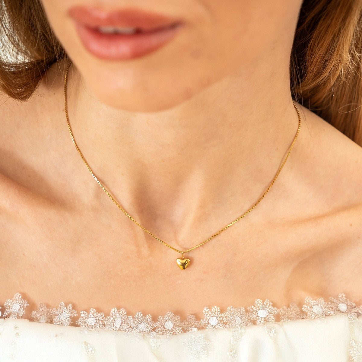 Puffy Heart Necklace
