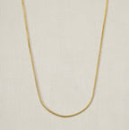 Round Snake Chain Necklace \ 16in