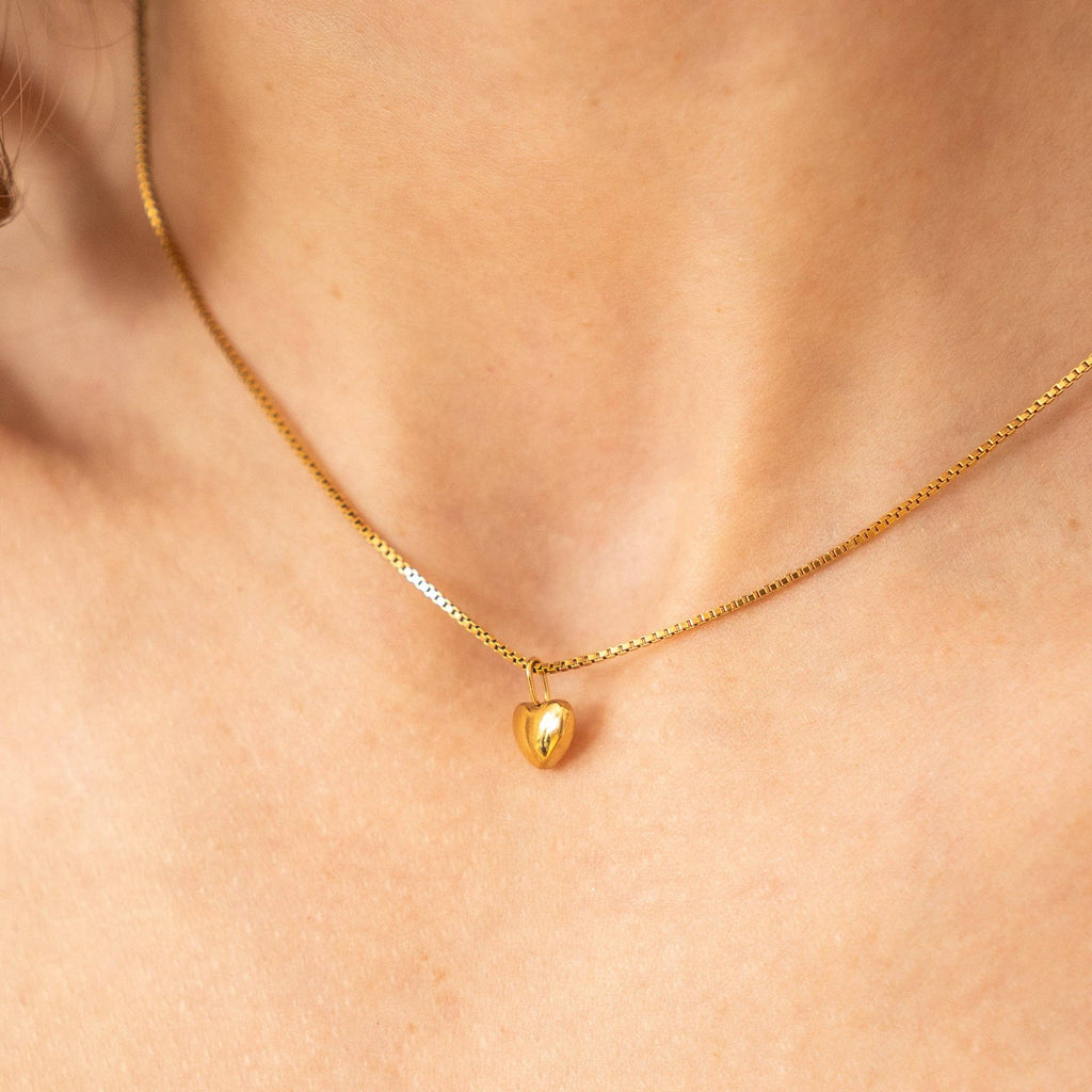Puffy Heart Necklace