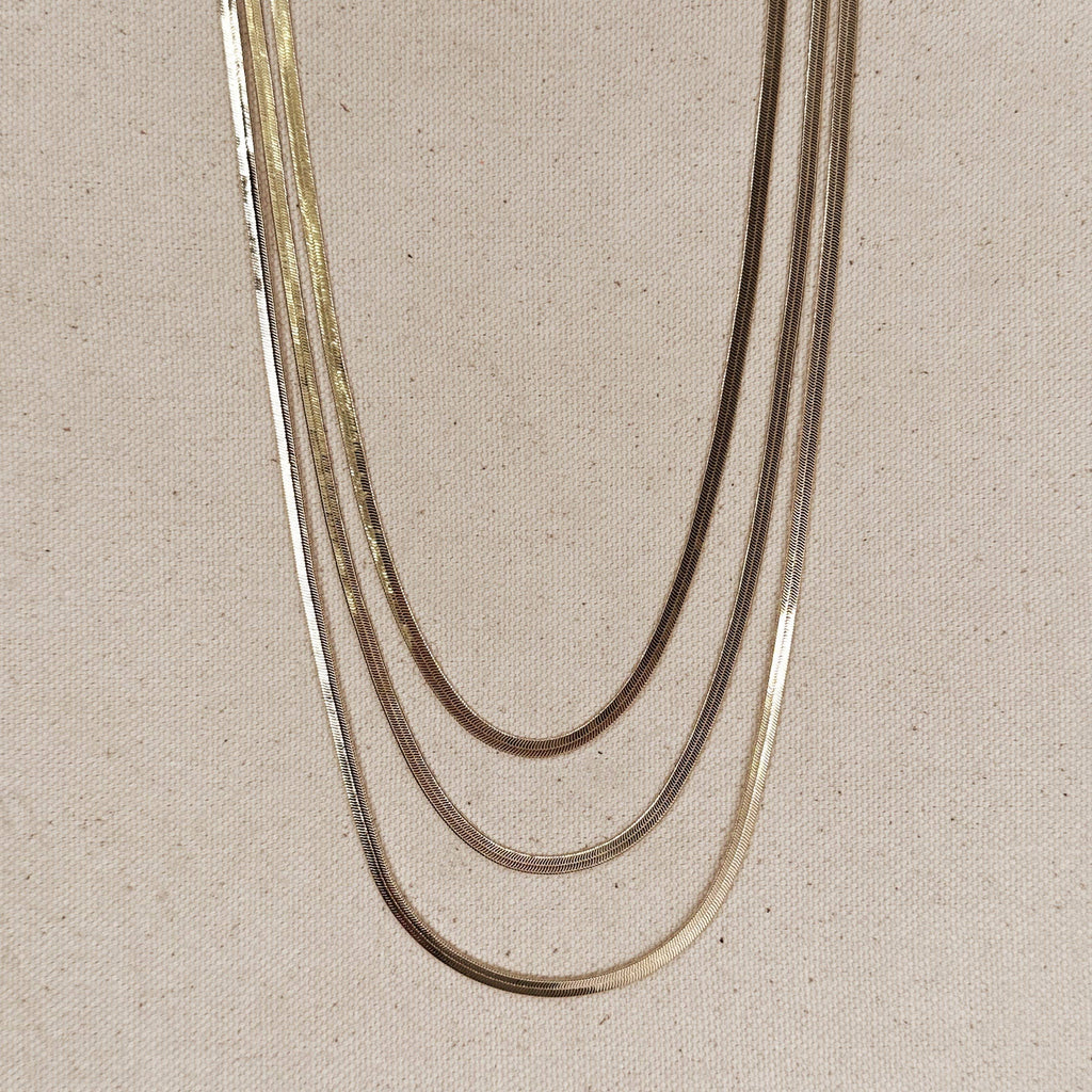 Herringbone Chain Necklace \ 4.0mm