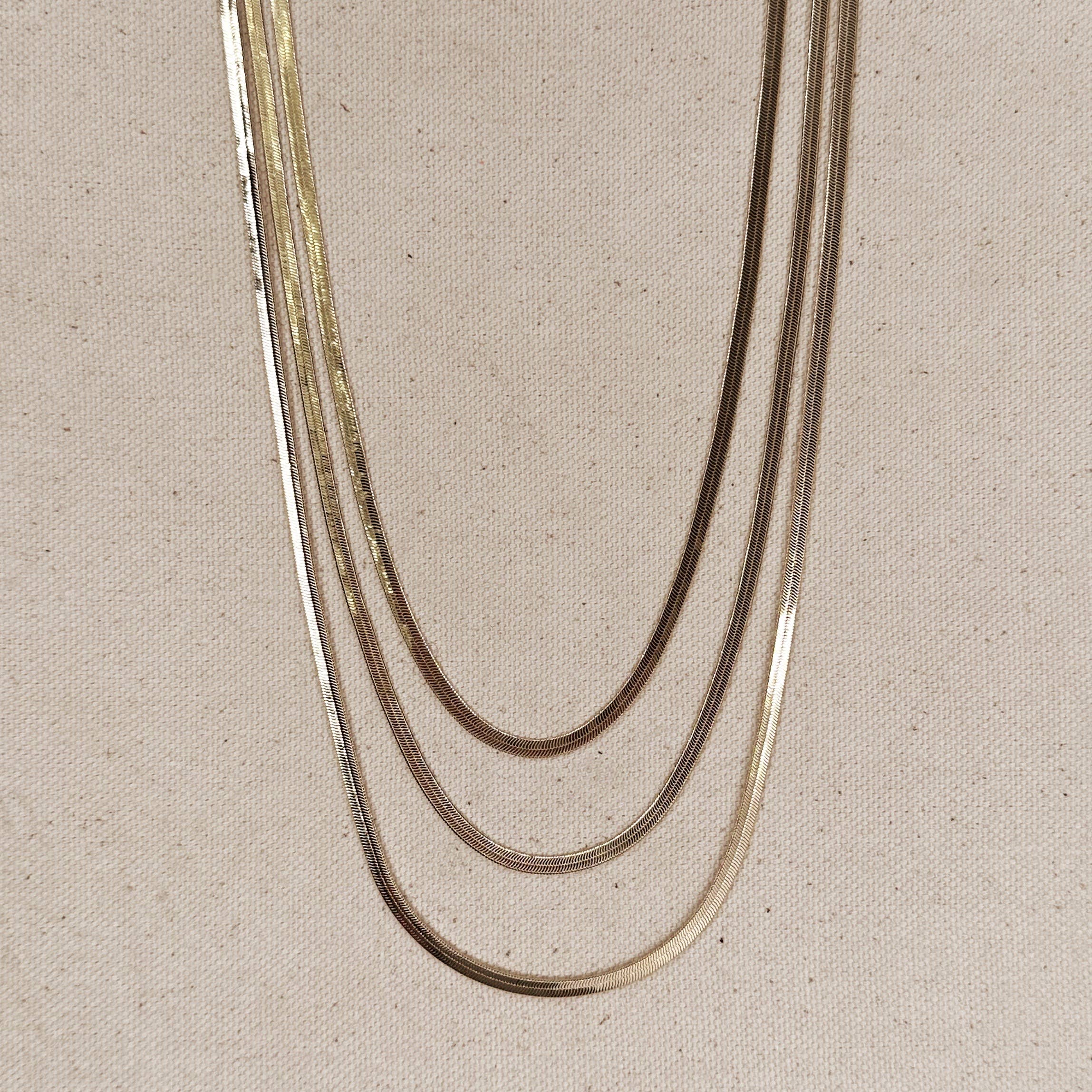 Herringbone Chain Necklace \ 4.0mm