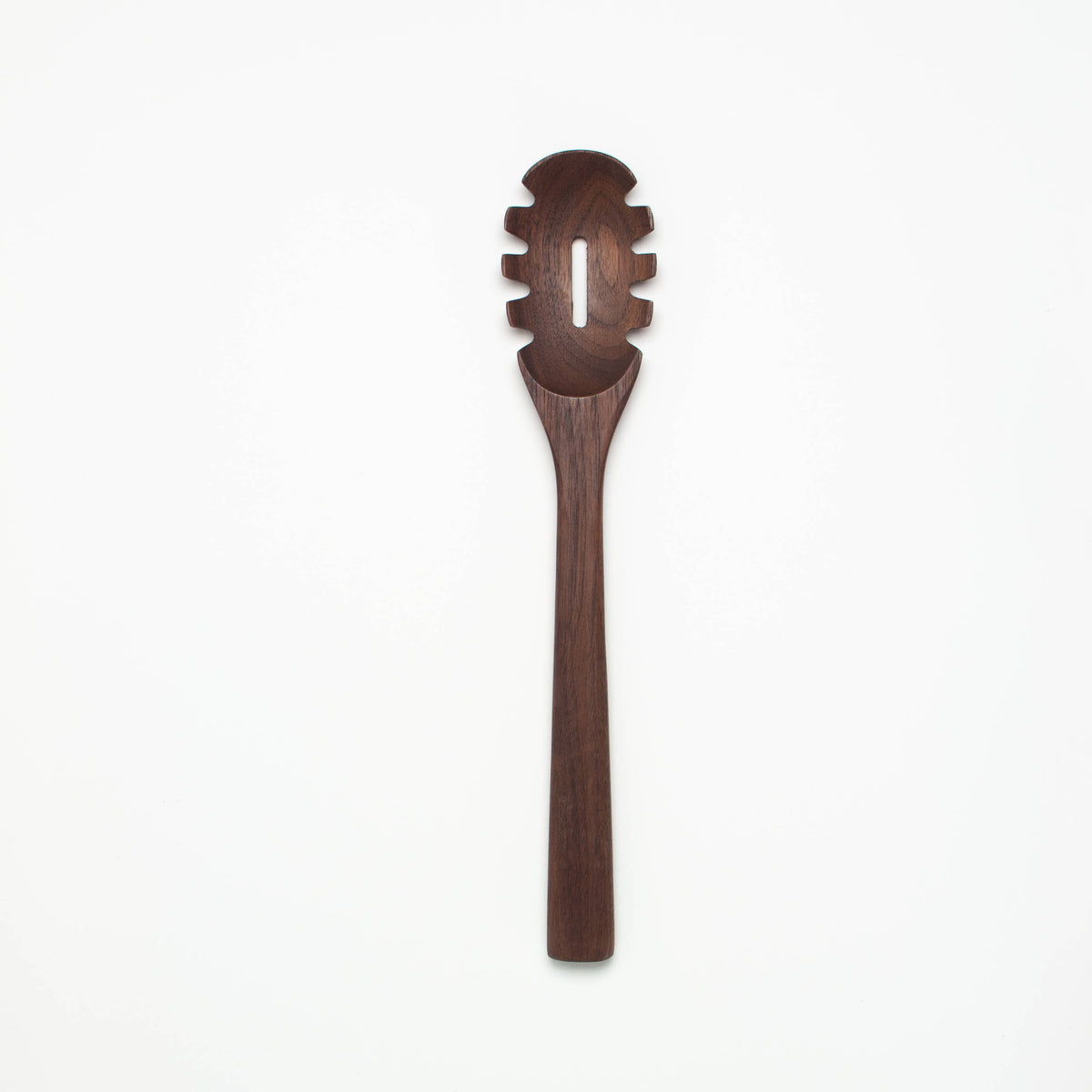 Walnut Wood Pasta Spoon | 12 in