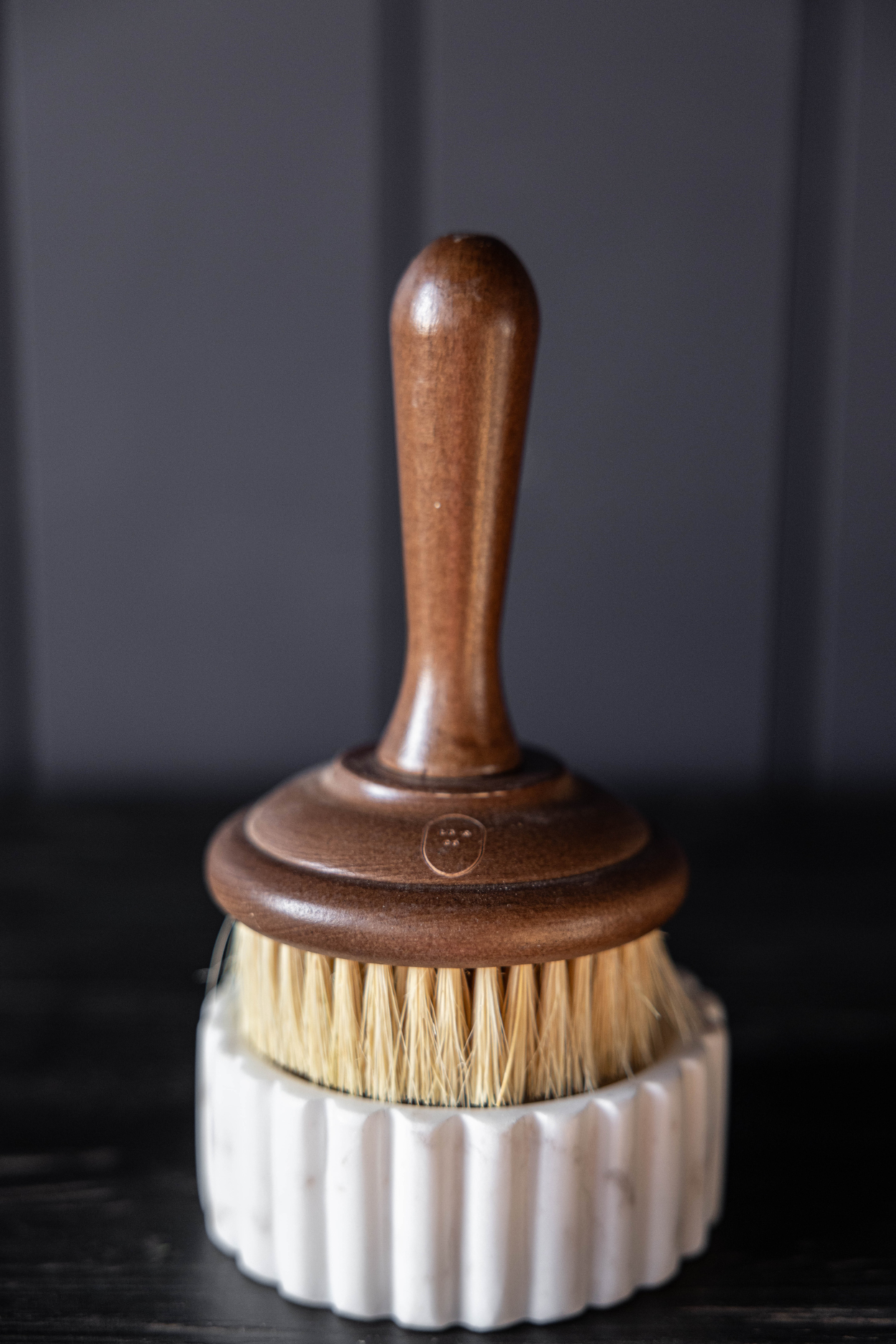 White Marble Fluted Soap Dish