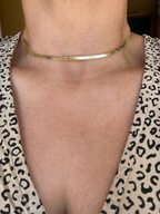 Herringbone Chain Necklace \ 4.0mm