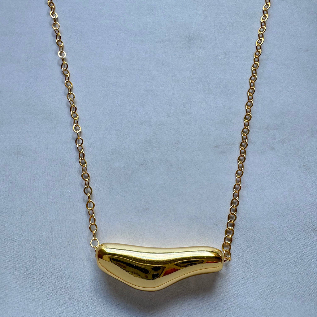 Hazel Gold Drip Necklace