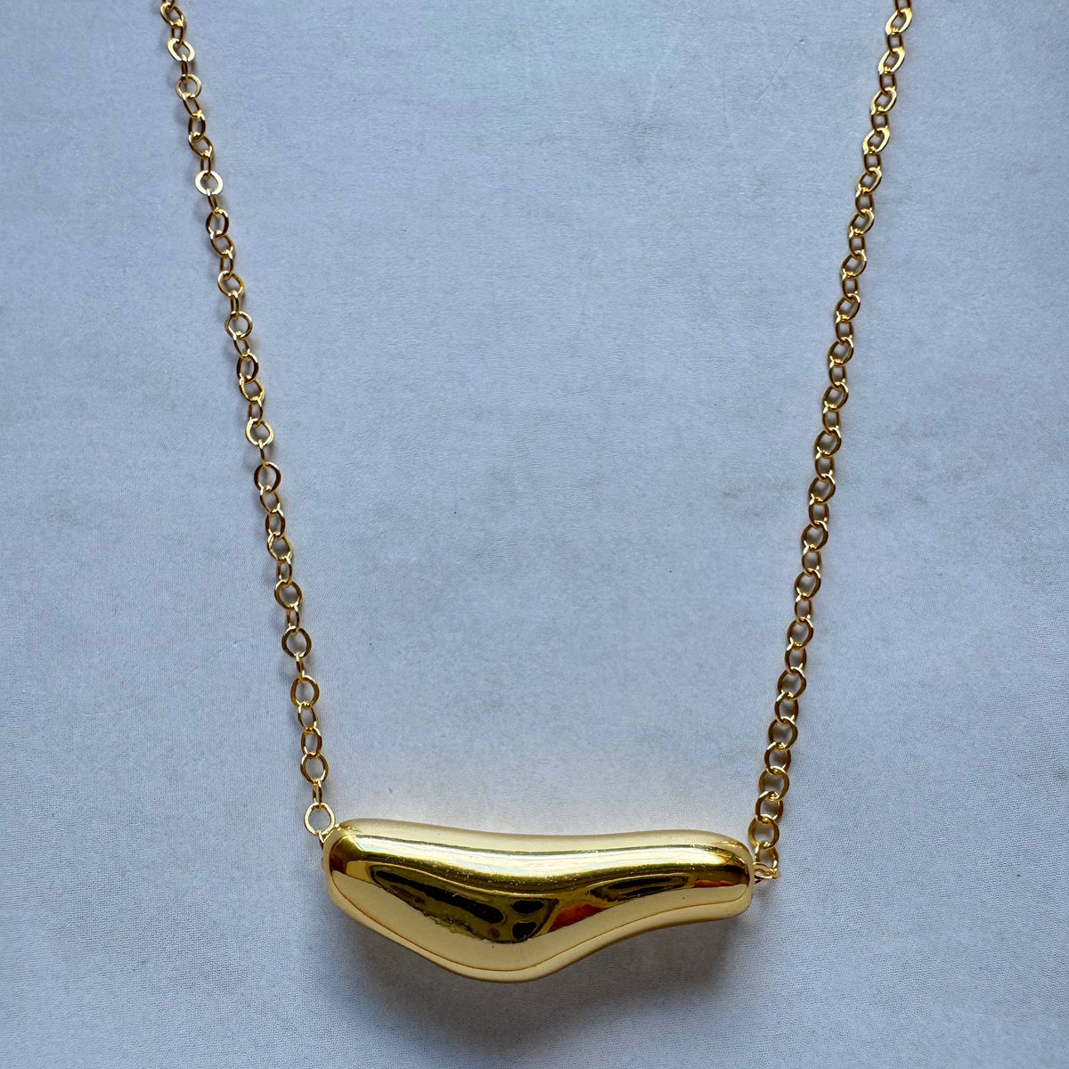 Hazel Gold Drip Necklace