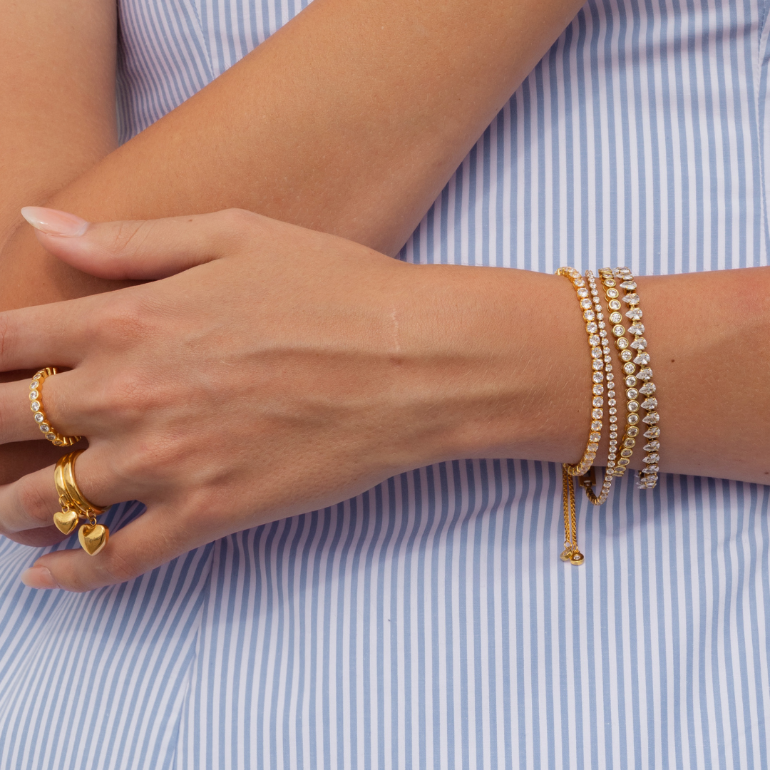Pull Tie Tennis Bracelet