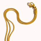 Germaine 18K Gold Non-Tarnish Classic Thin Chain Bracelet