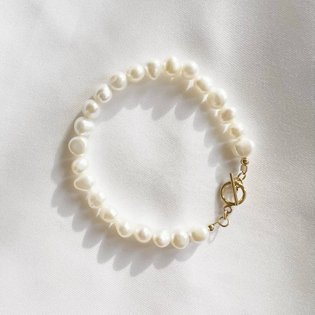 Saltwater Toggle Freshwater Pearl Bracelet