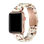 Light Tortoise Link Band for Apple Watch | Silver
