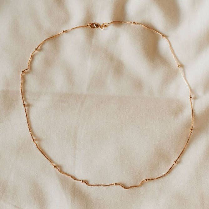 Annie Gold Filled Satellite Necklace Choker