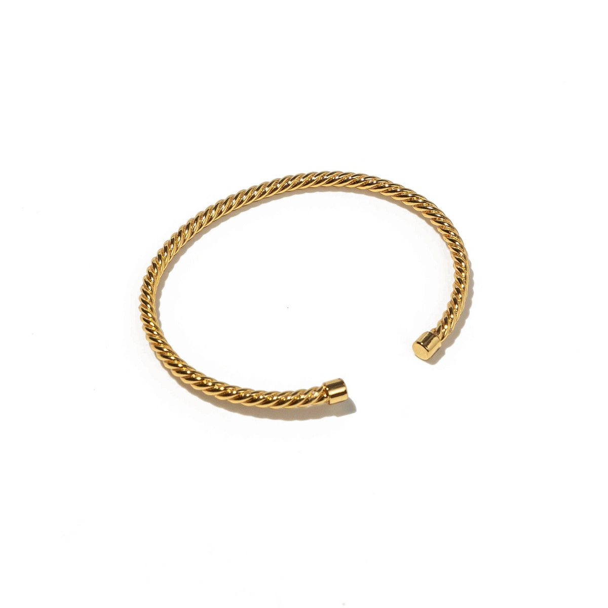 Gold Twisted Mini Bangle