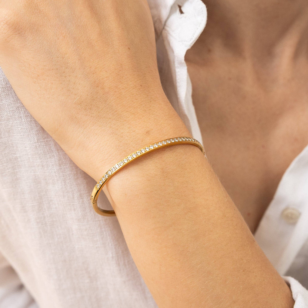 Lined Tennis Bangle