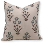 Matilija Poppy Pillow Cover in Thick Linen